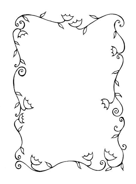 Flowers borders Drawing Borders, Free Wedding Cards, Student Christmas Gifts, Page Borders Design, Hand Drawn Wedding, Simple Borders, Flower Drawing Design, Cricut Craft, Borders And Frames