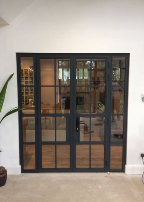 Aluminium Windows Ideas, French Door Exterior, Heritage Windows, Modern French Doors, Modern French Doors Interior, French Doors Patio Exterior, Glass Window Design, Door Aluminium, Aluminium French Doors