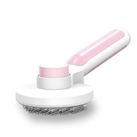 AUBERRY Self Cleaning Slicker Brush,Long & Short Hair Pets Gently Removes Loose Undercoat, Mats and Tangled Hair Dog & Cat Grooming Brush, Skin Friendly. (PINK) Long Short Hair, Dog Skin Care, Slicker Brush, Dog Grooming Supplies, Long To Short Hair, Dog List, Tangled Hair, Dog Brushing, Dog Skin