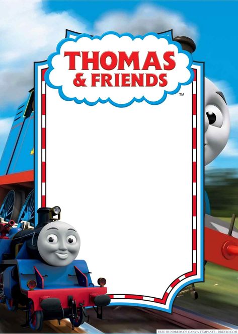 Download Now 18+ Thomas and Friends Canva Birthday Invitation Templates All aboard for a Thomas and Friends-themed birthday bash! Whether your little one loves Thomas, Percy, or any of the other lovable characters from the show, custom Thomas and Friends birthday invitati... Thomas Train Invitation Template, Thomas And Friends Invitation Template, Thomas And Friends Logo, Thomas Birthday Invitations, Tomy Thomas And Friends, Train Invitation, Thomas And Friends Classic, Thomas Birthday Parties, Thomas And His Friends