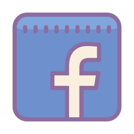 Facebook App Icon Aesthetic, Facebook Logo Aesthetic, Facebook Aesthetic, Facebook Logo, Facebook Icon, Kawaii App, Iphone Logo, App Store Icon, Facebook Icons