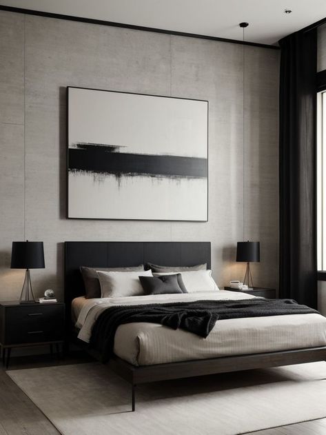 Masculine House, Bachelor Room, Bedroom Masculine, Apartment Contemporary, Mens Apartment Decor, Bachelor Bedroom, Male Bedroom Ideas, Masculine Wall Art, Hate To Love