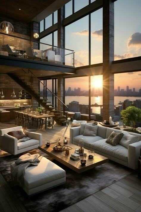 Loft Design, Home Building Design, Luxury Homes Dream Houses, Dream Apartment, Dream House Exterior, Dream Decor, Luxury Apartments, Dream Home Design, Luxury House