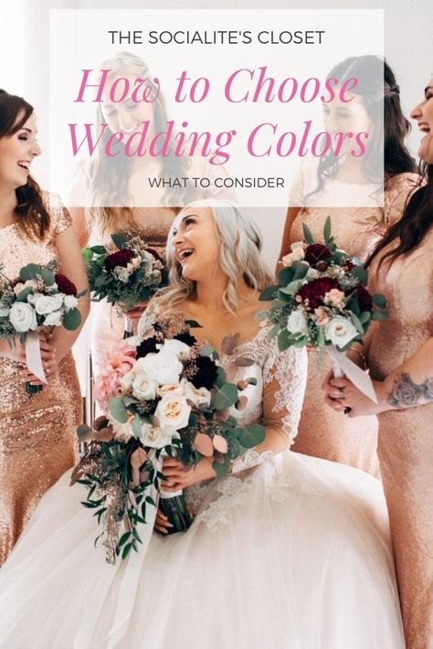 How to choose wedding colors and palette for your event #weddings June Bridal Party Colors, How To Choose Your Wedding Colors, September Wedding Ideas Color Palettes, Wedding Ideas August, Summer Rustic Wedding Ideas Color Schemes, June Bridesmaid Dresses Color Palettes, June Wedding Ideas Color Palettes, Wedding Colors For June, Boho Wedding Colors Palette Summer