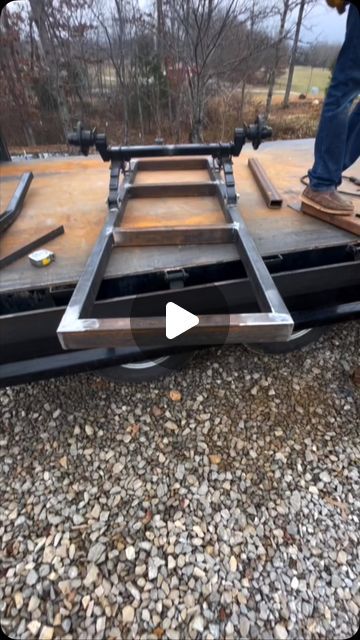 Tick Creek Ranch on Instagram: "Introducing our custom-built all-steel
ATV dump trailer - rugged, durable, and ready to handle the toughest jobs! #trailer #diy #steel #atv #fyp #farmlife #welding #welder" Welding Trailer Ideas, Atv Dump Trailer, Welding Trailer, Trailer Diy, Dump Trailers, Farm Life, Custom Build, Trailer, Building