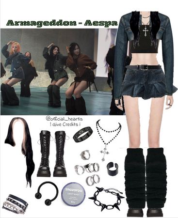 Chk Chk Boom - Stray Kids Outfit | ShopLook Skz 9th Member, Plain Black Tank Top, Aespa 5th Member, Dark Black Hair, Navy Blue Hair, Stray Kids Outfits, Kpop Concert Outfit, Punk Earrings, Outfit Inspired