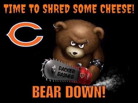 Chicago Bears Funny, Bear Jokes, Bears Funny, Chicago Bears Wallpaper, Chicago Bears Pictures, Bears Pictures, Freddy Krueger Art, Bears Chicago, Chicago Girls