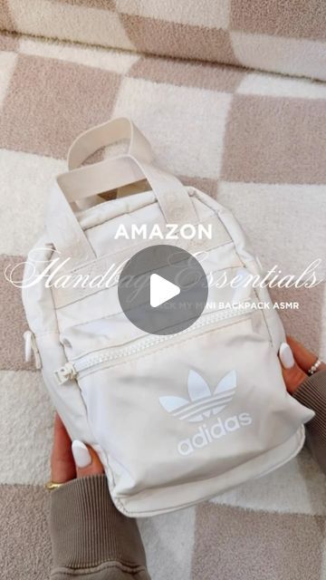 Julianna Christensen on Instagram: "POV: You’re shocked how much this mini backpack can hold 🤍. EVERYTHING is on my AMZ Storefront under the “Pack my Bags With Me” category! @ispygemini and @sed_17 are the winners 🤍.  ✨ ✨ #packwithme #packwithmevideo #whatsinmybag #whatsinmybackpack #whatsinmypurse #whatsinmybagtoday #amazonfinds #amazonfavorites #amazonmusthaves #amazonfavorite #amazonmusthave #adidasoriginal #summerfridays #travelessentials #travelessential #travelmust #travelmusthaves" Mini Purse Essentials, Whats In My Bag Travel, Mini Travel Essentials, Pack My Bag With Me, Collage Bag, Tumi Backpack, What's In My Backpack, Pack With Me, Small Backpack Purse