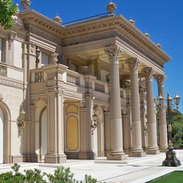 Wall Facade, Modern Restaurant Design, Architecture Classic, Classic House Exterior, Mansion Floor Plan, Classic Villa, Architectural Sculpture, Neoclassical Architecture, House Outside Design