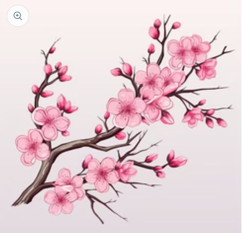 Sakura Design Tattoo, Light Pink Flower Tattoo, Cherry Blossom Tree Stencil, Cherry Blossom Arm Tattoo, Cherry Blossom Drawing, Flor Tattoo, Sakura Tattoo, Beginner Tattoos, Cherry Blossom Wallpaper