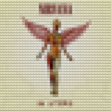 Nirvana - In Utero | 47 Iconic Album Covers Recreated With Legos Lego Portrait, Lego Room Decor, Famous Album Covers, Lego Poster, Cool Album Covers, Cover Album, School Murals, Lego Pictures, Iconic Album Covers