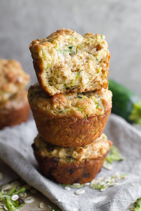 Oat Greek Yogurt Muffins, Zucchini Greek, Zucchini Oatmeal Muffins, Greek Yogurt Bread, Muffins Savory, Jelly Muffins, Healthy Bakes, Zucchini Oatmeal, Zucchini Cookies