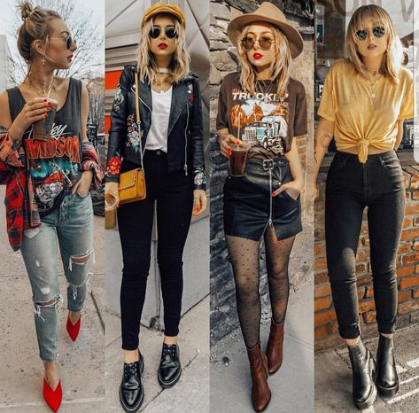 Looks Country, Style Gothic, Chique Outfits, Glam Look, Hipster Outfits, Bohol, Looks Black, Festival Looks, Mode Inspo