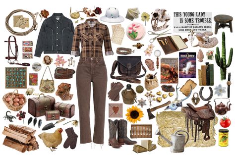 Nancy Drew - Secrets of Shadow Ranch outfit ideas | Nancy Drew Outfits, Nancy Drew Aesthetic, Drew Outfits, Ranch Outfits, Nancy Drew Games, Dog Skull, Y2k Room, Brown Socks, Sunflower Clipart