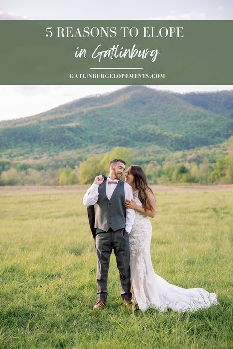 Elopements in Gatlinburg | Elopement Planner | There are plenty of reasons to have your elopement in Gatlinburg. Whether you are a native of Gatlinburg or simply want to elope in a lovely, picturesque environment, this may be a fantastic option for you. Find Gatlinburg TN elopements, elopement locations in Tennessee, elopement places in Tennessee, wedding elopement places, and amazing elopement locations. Visit gatlinburgelopements.com to book your Tennessee elopement coordinator. Gatlinburg Elopement, Elopement Places, Tennessee Elopement, Gatlinburg Weddings, Elopement Planner, The World Is Your Oyster, World Is Your Oyster, Marry Your Best Friend, Classic Wedding Decorations