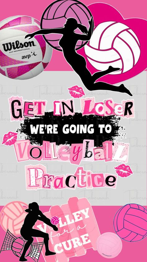 Preppy Wallpaper Volleyball, Pink Out Volleyball Ideas, Quotes About Volleyball, Volleyball Pink Out Ideas, Cute Volleyball Wallpapers, Wallpaper Volleyball, Volleyball Wallpapers, Pink Out Volleyball, Pink Volleyball