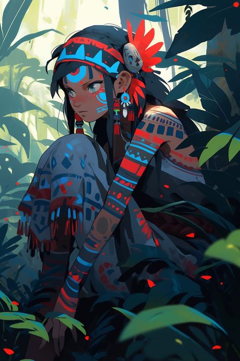 Fantasy Story Ideas, Aztec Art, Character Creation, Dnd Characters, Character Portraits, Anime Artwork, Fantasy Character Design, Character Design Inspiration, Character Concept