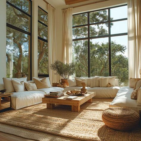 20+ Natural Living Room Inspirations for a Cozy and Earthy Feel • 333+ Images • [ArtFacade] Natural Home Living Room, Earthy Home Living Room, Natural Living Room Ideas, Earthy Rooms, Austria House, Cozy Modern Home, Natural Interior Style, Podcast Aesthetic, Sustainable Living Room