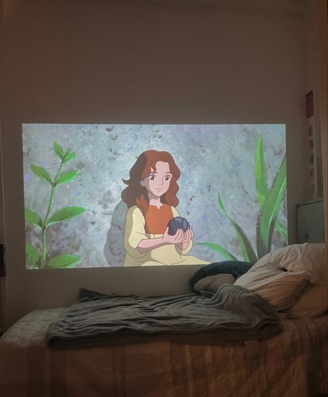 ghibli studio arrietty movie room projector Arriety Ghibli Bedroom, Movie Room Projector, Studio Ghibli Things, Ghibli Bedroom, Room Projector, Ghibli Studio, Future Apartment, Movie Room, Studio Ghibli