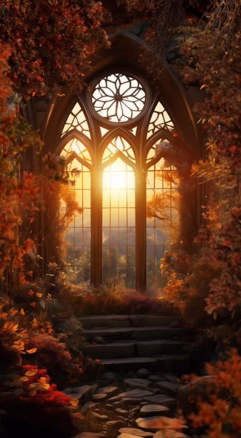 Royal Background For Editing, Autumn Court Aesthetic, Autumn Castle, Maha Dev, Royal Background, Forest Falls, Garden Illustration, Autumn Magic, Flyer And Poster Design