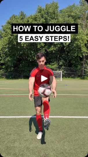 83K views · 8.9K reactions | Learn How to Juggle a Soccer Ball

Here’s a step by step tutorial on how to juggle a soccer ball for beginners. 

#soccertraining #soccerskills #footballtraining #footballskills | SOCCSTER | soccster · Original audio Juggle A Soccer Ball, How To Juggle, Soccer Drills, Soccer Skills, Football Training, Soccer Training, Juggling, Drills, Soccer Ball