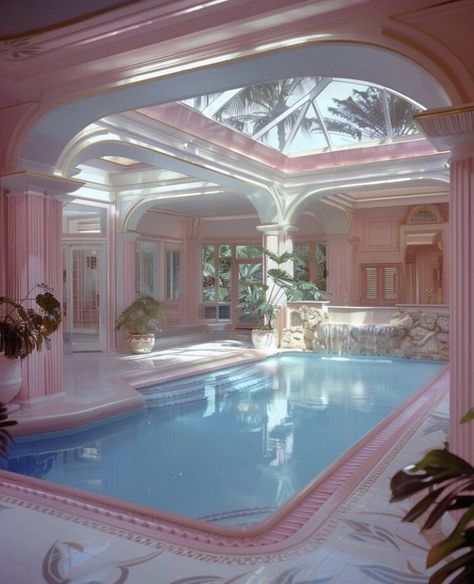 80’s Decor, 1980s Interior, 80s Interior Design, 80s House, 80s Interior, Dream Life House, Pool Rooms, Dream House Rooms, Pretty Room