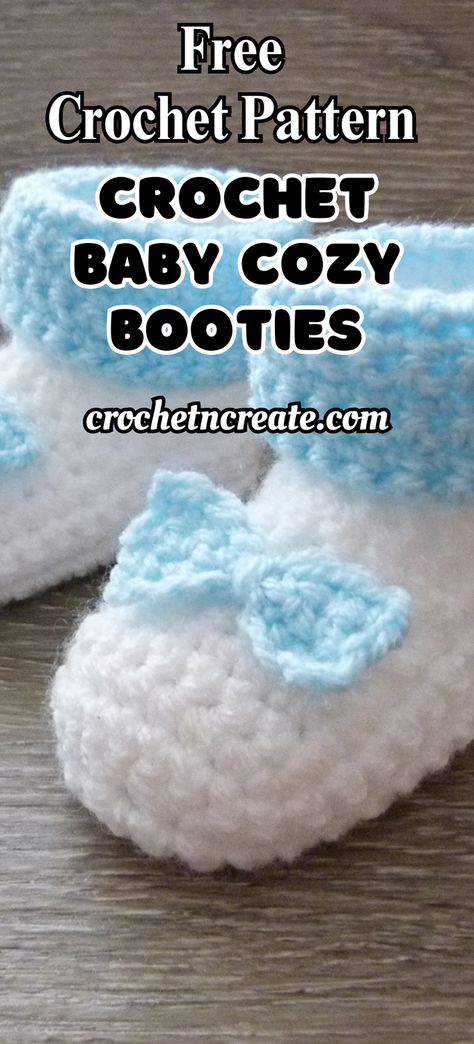 Free easy crochet baby cozy booties pattern. Crochet Booties Free Pattern, Crochet Baby Boots Free Pattern, Crochet Baby Boots Pattern, Diy Crochet Headband, Crochet Baby Booties Free Pattern, Little Boots, Baby Booties Free Pattern, Crochet Baby Booties Pattern, Crochet Baby Boots