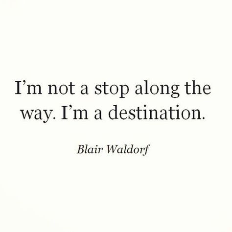 Blair Waldorf Quotes, Quotes Sassy, Gossip Girl Quotes, Stile Blair Waldorf, Senior Quotes, Chuck Bass, Blair Waldorf, New Energy, A Quote