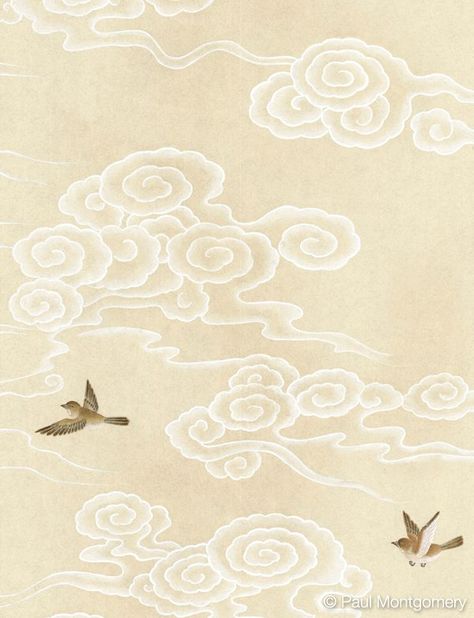 Japanese Cloud Wallpaper, Chinese Style Clouds, Japanese Clouds Illustration, Asian Cloud Tattoo, Cloud Drawings, Asian Clouds, Japanese Cloud Tattoo, Chinese Clouds, Japanese Clouds