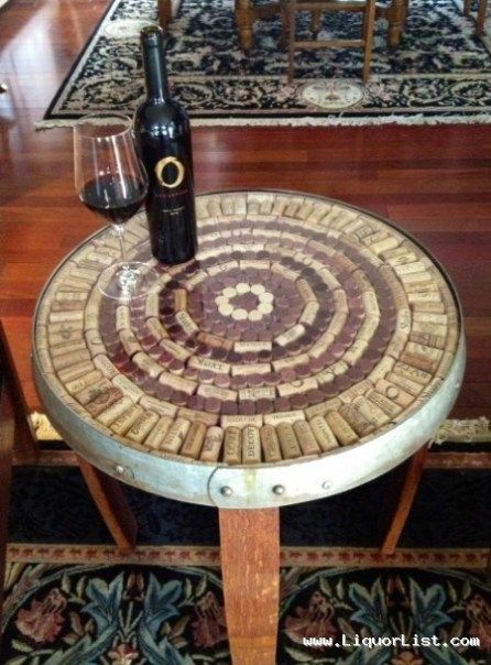 10 of the Best Wine Cork Projects! | TheProjectPile.com Diy Wine Cork Crafts, Wine Cork Candle Holder, Wine Cork Table, Wine Cork Candle, Wine Corks Decor, Cork Candle, Wine Cork Diy Projects, Cork Table, Cork Diy Projects