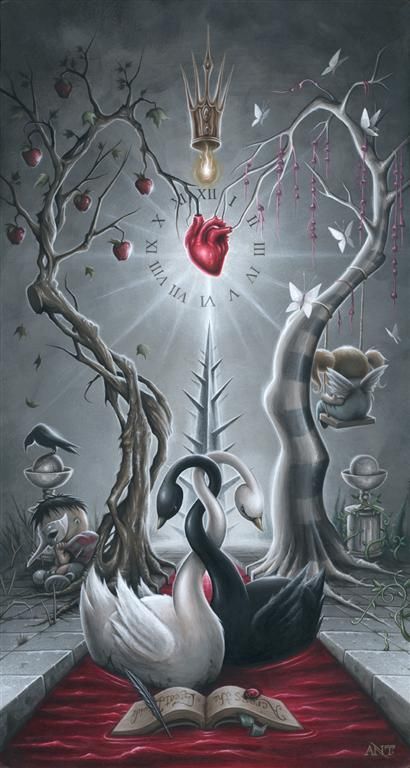 Illustration Kunst, Dark Artwork, Gothic Fantasy Art, Hur Man Målar, Pop Surrealism, Arte Fantasy, 판타지 아트, Art And Illustration, Gothic Art