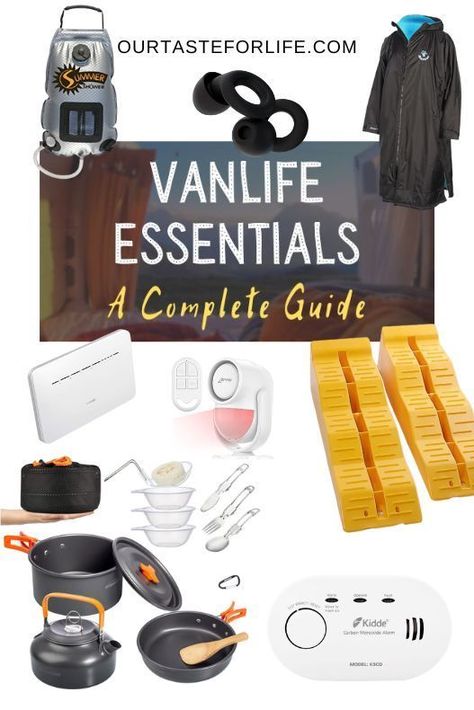 Looking for a list of must-have vanlife essentials? In this article, I share 40 vanlife necessities to help you prepare for life on the road. #vanlife #essentials #ontheroad #camping #items #checklist Can Life Essentials, Vanlife Must Haves, Van Life Essentials List, Van Life Must Haves, Vanlife Essentials, Van Life Essentials, Diy Projects For Couples, Life Essentials, Van Camper