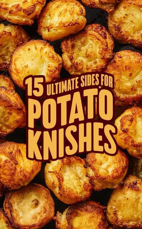 Discover the perfect pairings for your potato knishes! 🥔🍴 #potatoknishes #sidedishes Potato Knishes, Knish Recipe, Bacon Potato, Gluten Free Potatoes, Lemon Potatoes, Vegan Potato, Sauteed Spinach, Creamy Potato, Flaky Pastry