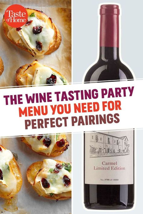 Wine Tasting Food Pairings, Wine Tasting Appetizers, Wine Pairing Menu, Cheese Varieties, Dessert Wine Pairing, Wine Tasting Food, Wine Pairing Party, Wine Party Food, Wine Appetizers