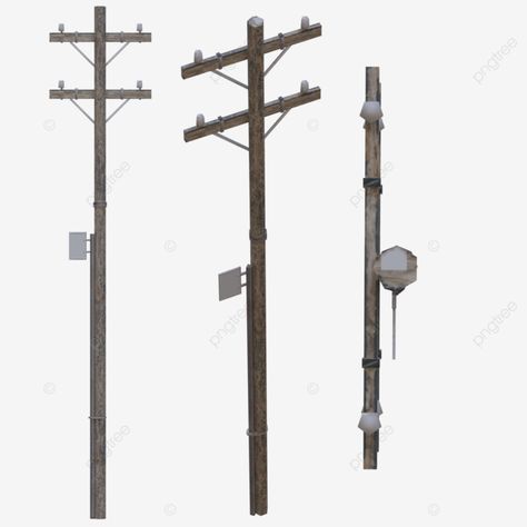 electric pole different views Electric Pole, Telephone Pole, Front View, Clipart Images, Png Transparent, Transparent Background, Electricity, For Free, Clip Art