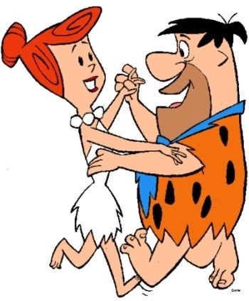 Fred and Ginger Wilma Fred And Wilma Flintstone, Wilma Flintstone, Inkscape Tutorials, Couples Bridal Shower, School Cartoon, Jitterbug, The Flintstones, Morning Cartoon, Classic Cartoon Characters