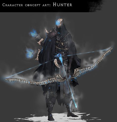 Monster Hunter Character Art, Archer Characters, Evelynn League Of Legends, Hunter Design, 다크 판타지, Knight Art, Bow And Arrow, Dnd Art, Fantasy Armor