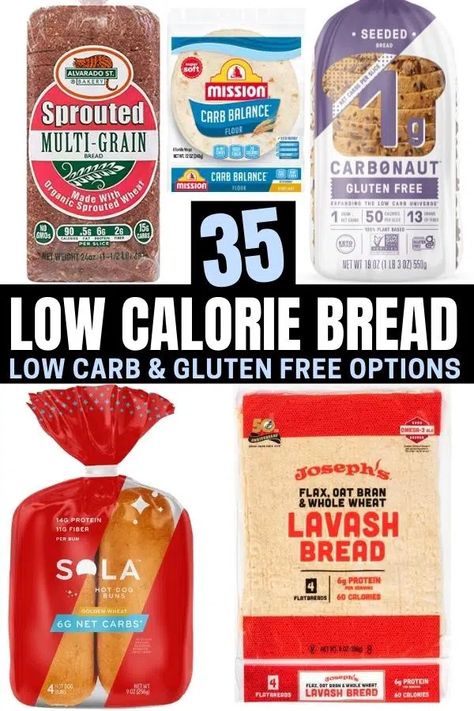 35 Best Low Calorie Bread Options To Buy Right Now In 2022 Best Low Carb Bread Store Bought, Low Calorie Sandwich, Healthy Bread Alternatives, Cooking Charts, Low Calorie Bread, Bread Calories, Best Low Carb Bread, Bread Brands, Fiber Bread