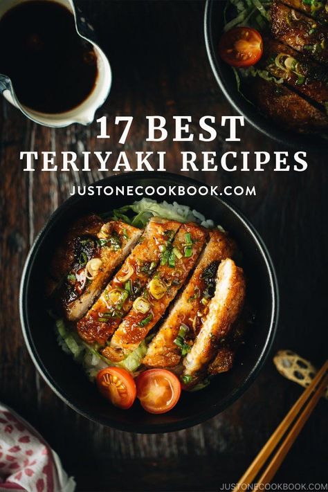 Teriyaki Dishes, Japanese Teriyaki Sauce, Teppanyaki Recipe, Teriyaki Recipes, Pork Bowl Recipe, Teriyaki Chicken And Rice, Easy Teriyaki Chicken, Just One Cookbook, Japanese Food Traditional