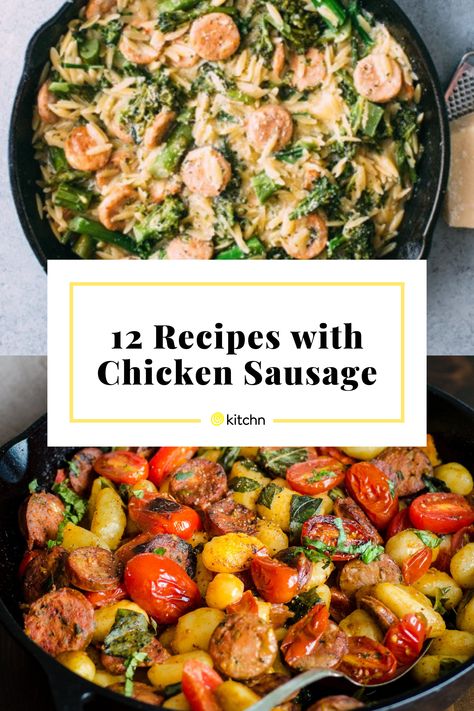 Chicken Sausage Whole 30 Recipes, Chicken Sausage Mediterranean, Heck Chicken Sausages Recipe, Meals With Chicken Sausage Easy Recipes, Chicken Sausage And Veggies Skillet, Chicken Sausage Dishes, Fall Chicken Sausage Recipes, Trader Joes Sweet Italian Chicken Sausage Recipes, Boars Head Chicken Sausage Recipes