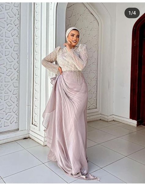 Corset Dress Hijab, Sister Of The Bride Dress Hijab, Blue Hijab Dress, Sister Of The Bride Dress, Hijab Dress Party, Baby Blue Dresses, Soiree Dress, Bride Sister, Dresses Classy