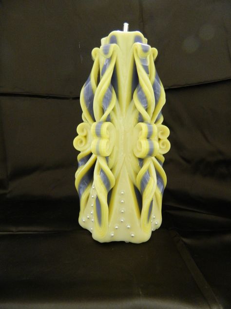 Dreamy blue ivory pearl. This is one of our in house favorites! hand carved in a very beautiful design and traced with pearls, this lovely only prices at $35.00. for more details or to order call 419-617-7094, or visit us on facebook. Angle Pictures, Hand Carved Candles, Carved Candles, Scentsy Candles, Carved Candle, Candle Crafts, Scentsy Fragrance, Candle Carving, Candle Craft