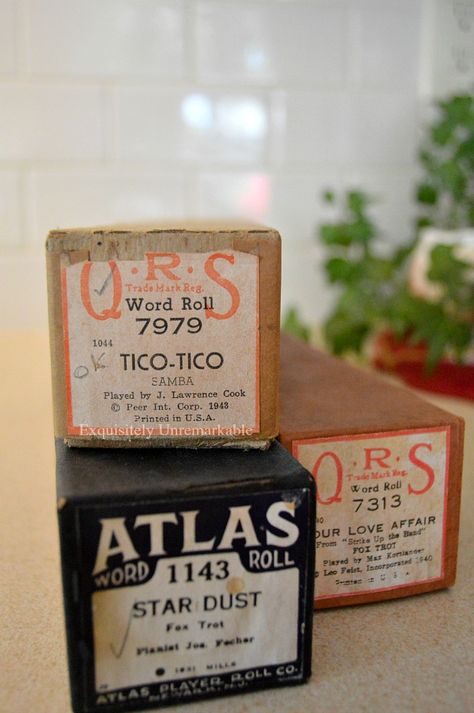 Atlas Player Piano Rolls Piano Crafts, Player Piano Rolls, Moving A Piano, 80s Songs, Secret Passageways, R Words, Suggestion Box, Party Hacks, Piano Player