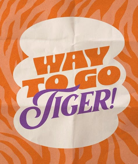 way to go tiger !!!! 🐅✨ made this post for me because today I GRADUATED FROM COLLEGE !!!!! forever grateful to be a tiger!!!! @clemsonuniversity 💜🧡 song: robin- @taylorswift Taylor Swift Lyrics Journal, Lyrics Journal, Tiger Decor, Go Tigers, Retro Posters, I Graduated, Word Design, Forever Grateful, Taylor Swift Lyrics