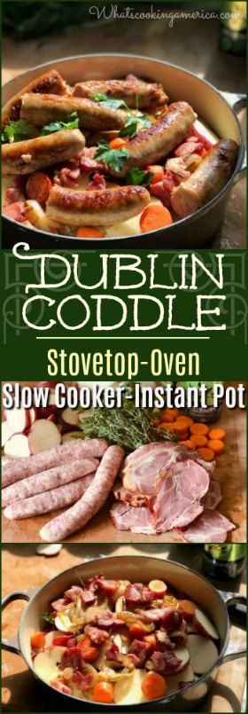 Tray Meals, Dublin Coddle Recipe, Coddle Recipe, Dublin Coddle, Bacon And Sausage, Instant Meals, Dublin Food, Irish Cooking, Irish Dishes