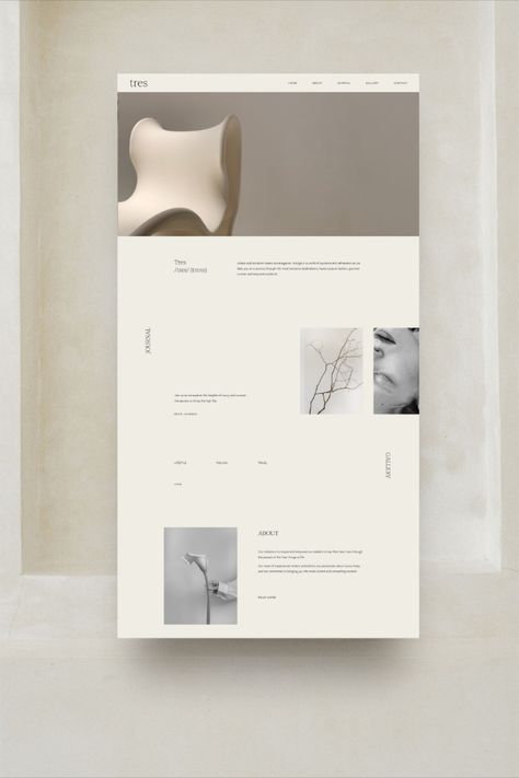 Minimalist Squarespace Template, Minimalist Portfolio Website, Cream Website Design, Japanese Website Design, Furniture App Design, Squarespace Website Design Inspiration, Minimalistic Website Design, Website Design Minimalist, Japanese Web Design