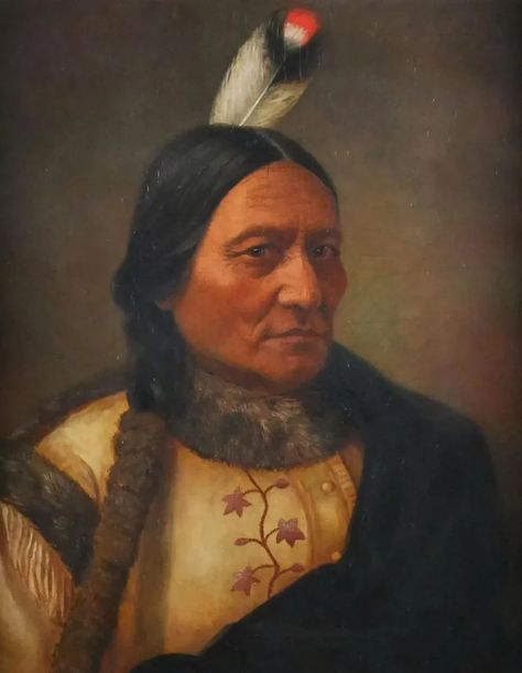 Portrait of SITTING BULL, Caroline Weldon Bull Portrait, Woman Artist, Taos Pueblo, American Gallery, Sitting Bull, Best Portraits, Historical Events, Western Art, Native American Art