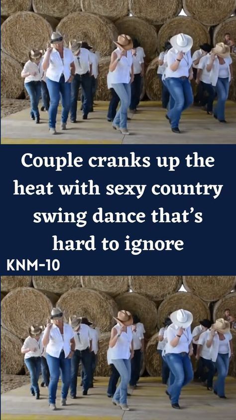 Couple cranks up the heat with sexy country swing dance that’s hard to ignore Country Swing Dance, Swing Dancing, Travel Essentials Men, Country Dance, Cool Dance Moves, Swing Dance, Dance Workout Videos, Cool Dance, Things To Do At A Sleepover