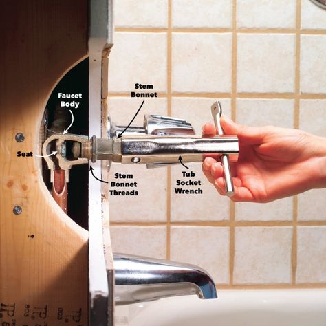 Replace Bathtub Faucet, Shower Faucet Replacement, Shower Faucet Repair, Remove Bathtub, Bathtub Plumbing, Delta Faucets Bathroom, Bathroom Shower Faucets, Leaky Faucet, Faucet Repair