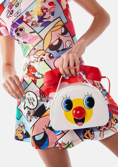 Funky Purses, Novelty Handbags, Novelty Purses, Thought Bubble, Face Graphic, The Powerpuff Girls, The Powerpuff, Unique Purses, Girls Graphic Tee